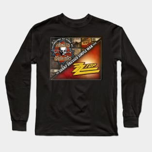 ZZ top the sharp dressed simple man tour Long Sleeve T-Shirt